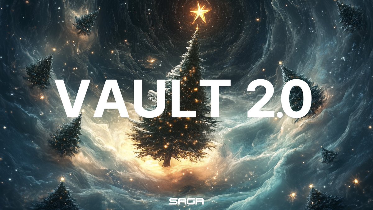SagaAILabs's tweet photo. Saga Vaults 2.0: Coming in 2025.

8 Vaults, 59 campaigns, 541,763 claims later, it's time to evolve. Vault 2.0 is here to redefine what a staking reward experience means in crypto.

Here’s what we’ve accomplished and what’s next: 🧵👇 https://t.co/uMkC32GLTc