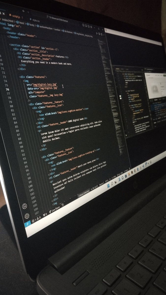ChigoziOkorie's tweet image. &quot;Day 4 of my coding challenge journey: Learned lazy image loading! 🚀
My website now loads images only when they come into view, making scrolling feel smooth and efficient. Also explored simulating slow networks in the browser to test the magic. ⚡️📷
#thrivetech #100DaysOfCode