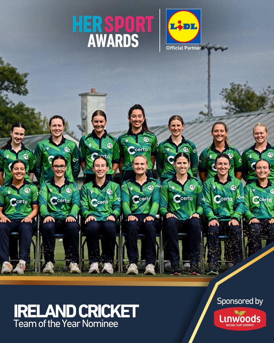 5) Ireland Cricket!

Vote here! awards.hersport.ie
#HerSportAwards