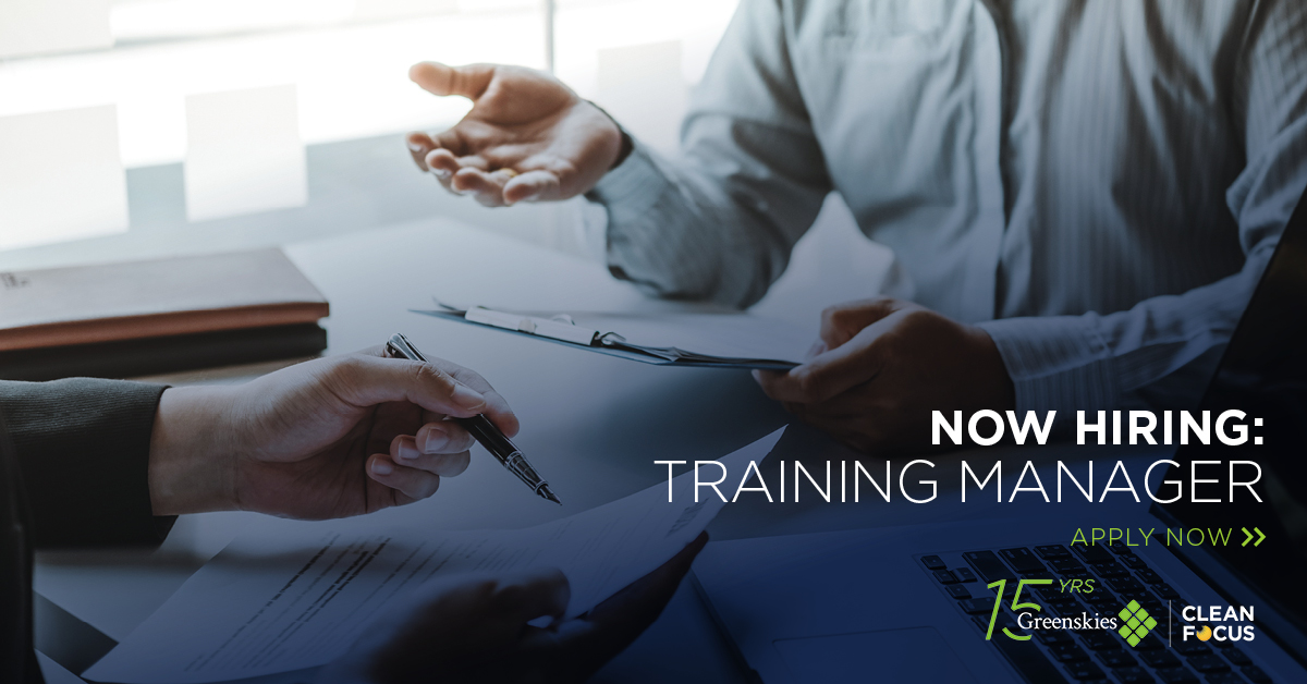 Now #hiring a Training Manager to support our strategic growth! In this new role, you will formally develop operational #training documentation. If you have a talent for training and #development we want to talk. To learn more &amp; apply, visit: greenskies.com/about/careers/… #NowHiring