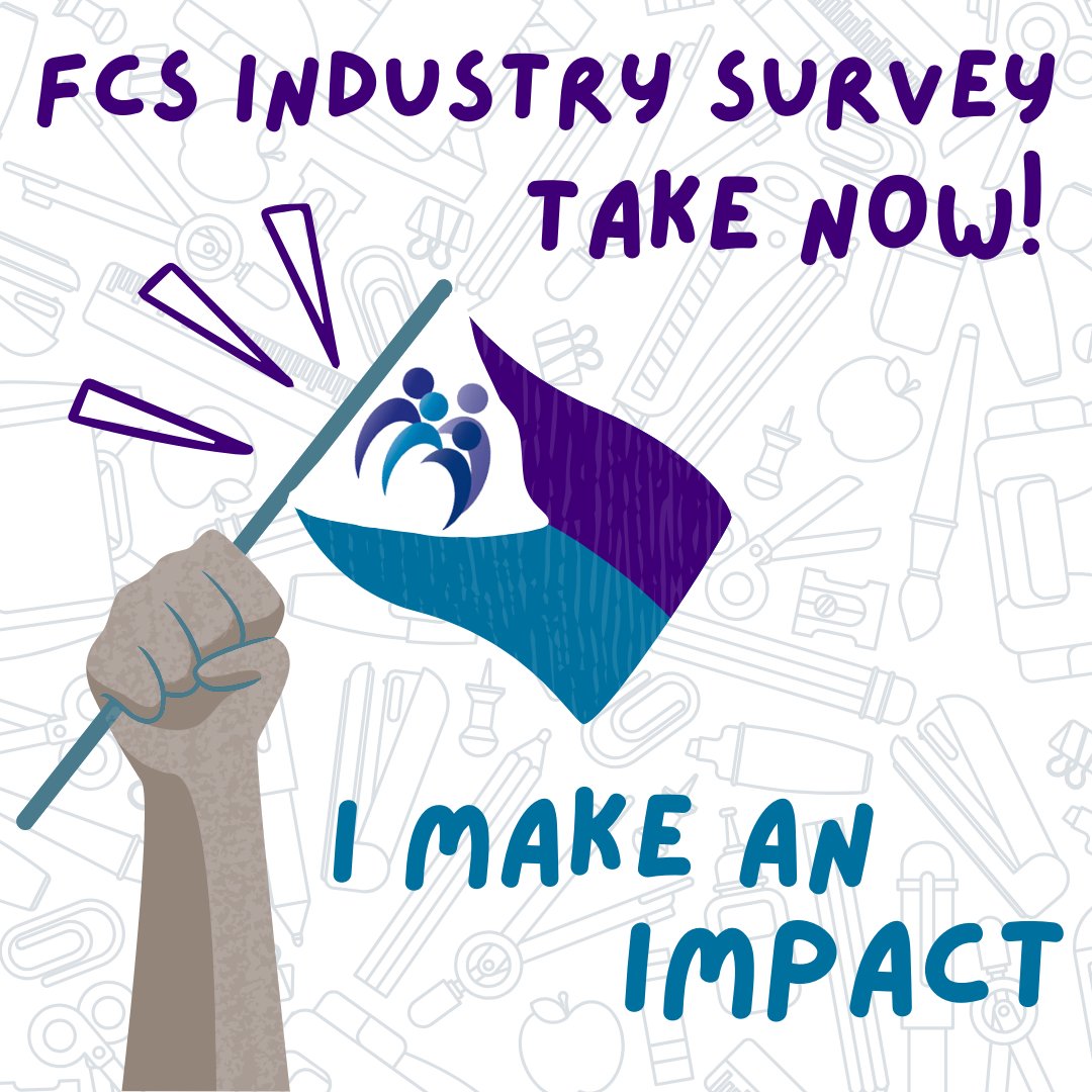 Complete the FCS Industry Survey!

Calling all FCS supporters - participate in an industry survey to strengthen &amp; elevate FCS! Take for a chance to win a $150 Amazon gift card!

Survey Link: bit.ly/3VoypLn

#AAFCS #FCS #Industry #Survey #ElevateFCS #IndividualsThatImpact