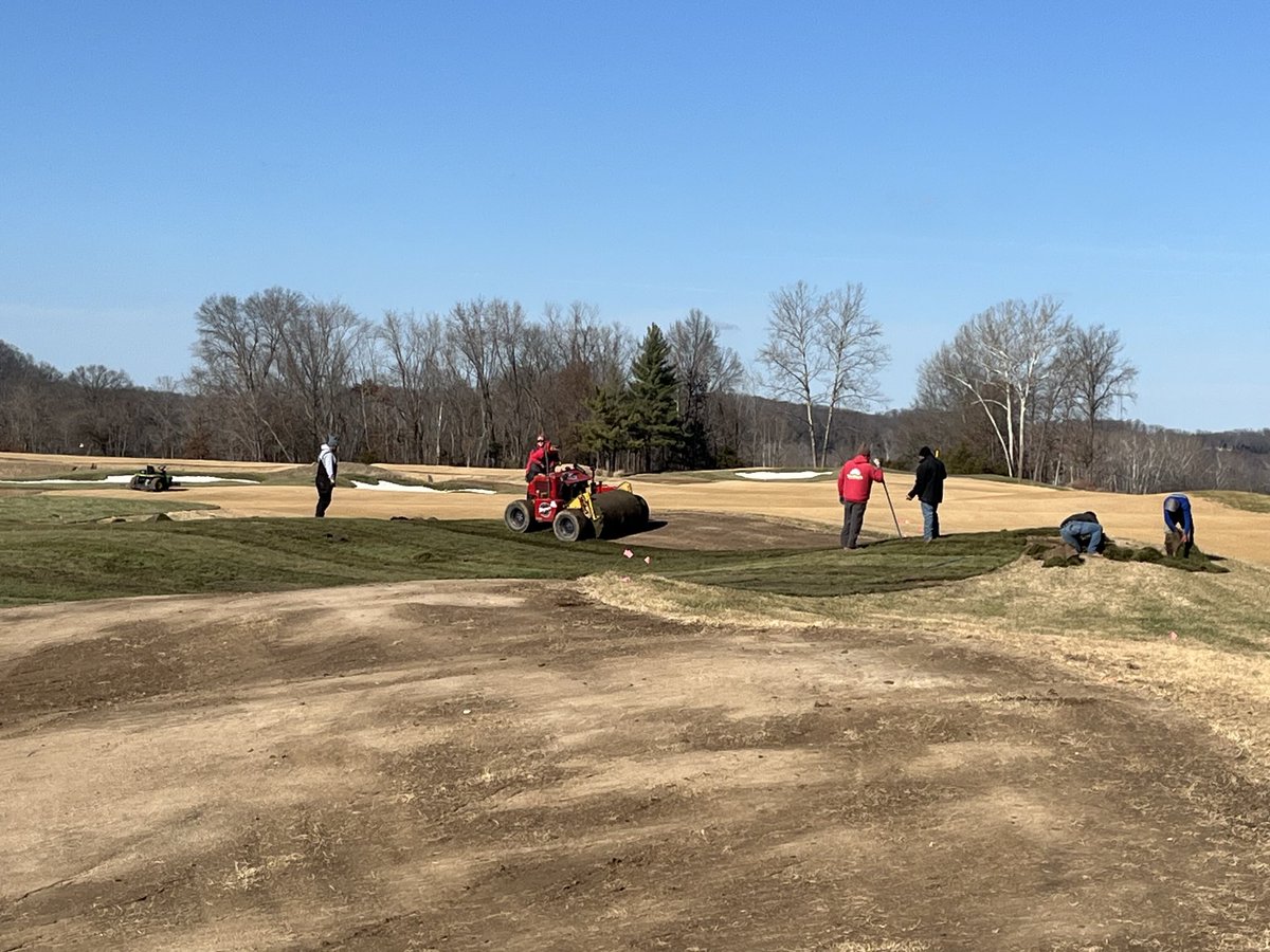 TurfMarkLLC's tweet image. Happy to part of the renovations at Osage National.