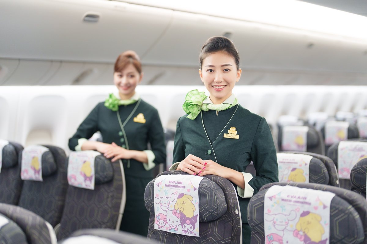 EVAAirUS's tweet photo. Join us on the EVA Besties Jet! 💖🐱
Get ready for a flight filled with joy, charm, and all things Hello Kitty! 🎀✨
Visit our website to view the Hello Kitty Jet flight schedule: https://t.co/r6VFn5knb4
#EVAAirways #HelloKittyJet #BestiesJet https://t.co/udIN4ooDZj