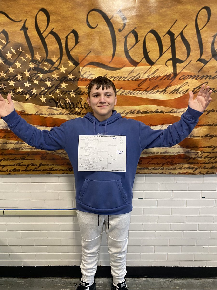 Revere8SS's tweet photo. Congratulations to Mr. McKnight’s Bill of Rights Class Champions!!  All 4 Champions survived multiple rounds of the Memory Game in a double elimination bracket format. The winners are Grace Smith, Sami Brubaker, Jackson Stulak, and Ryan Arcangeli!!! 💥🏆🥇 https://t.co/1wqYeNmdUE