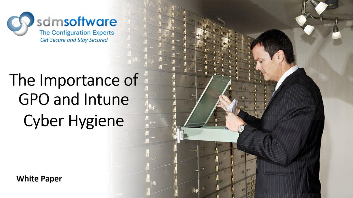 JSaylorIII's tweet image. 🚀 Strengthen your #cybersecurity defenses!
Discover the consequences of poor cyber hygiene of @Windows #GPO &amp;amp; @Azure #Intune environments
🔒 Eliminate vulnerabilities - Security
⚙️ Automate workflows - Control
📊 Focus on policy - Compliance 
sdmsoftware.com/whitepapers/
@sdmsoftware