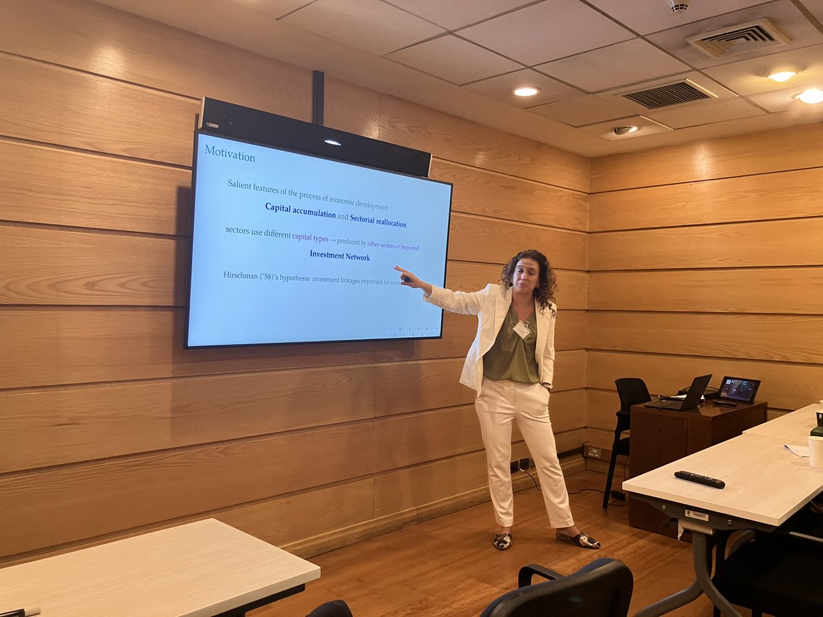 Giorgio Chiovelli (@gchiovelli) on Twitter photo We close the day with <a href="/juli_caunedo/">Julieta Caunedo</a> presenting her paper with <a href="/luchi_casal/">Lucía Casal</a> “On the investment network and development.” We close the day with <a href="/juli_caunedo/">Julieta Caunedo</a> presenting her paper with <a href="/luchi_casal/">Lucía Casal</a> “On the investment network and development.”