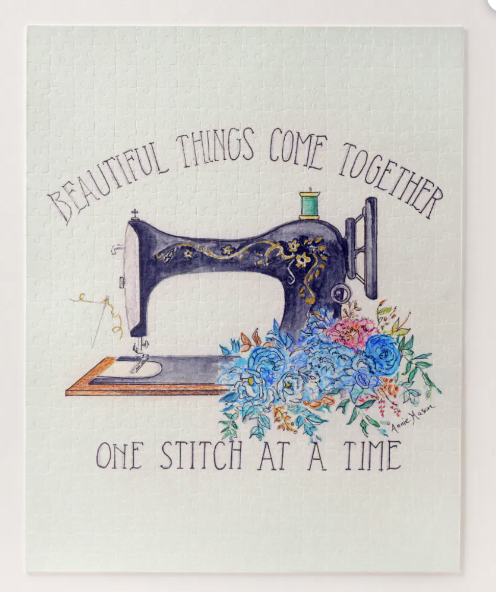 #puzzlelover #puzzles #zazzlemade 
zazzle.com/vintage_sewing…