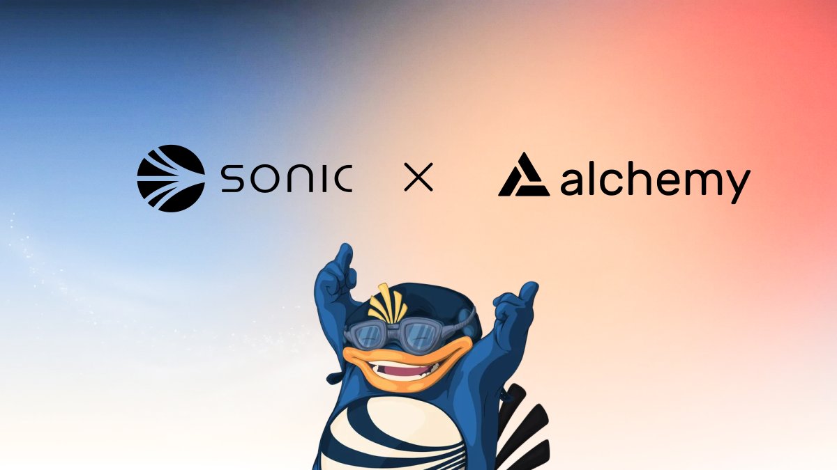 AlchemyPlatform's tweet photo. Your apps deserve lightning speed. @SonicLabs⚡️Alchemy join forces to deliver.

Speed without limits supercharged by our complete web3 developer platform.