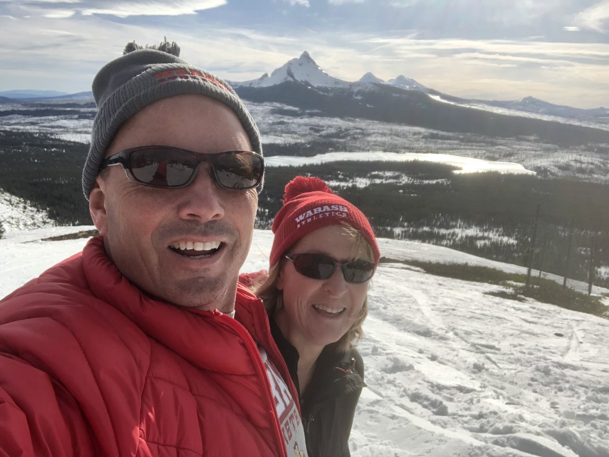 Wearing our <a href="/WabashCollege/">Wabash College</a> colors on a beautiful day in the Cascade mountains.