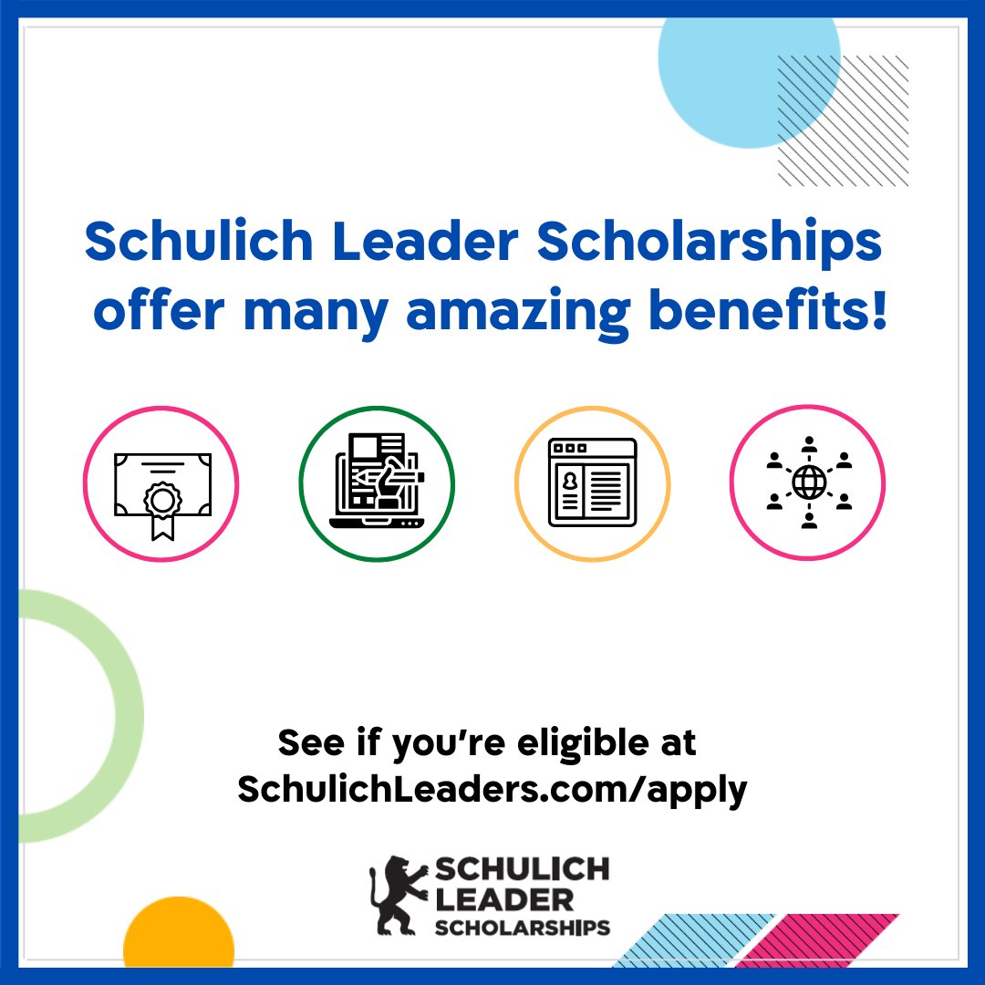 Being a #SchulichLeader #Nominee is like being the #STEM valedictorian at your school! 

Learn more about the many benefits and speak to your guidance department about being nominated. 
Nomination deadline is January 29, 2025. 

bit.ly/3GmDduc #LeadersGonnaLead