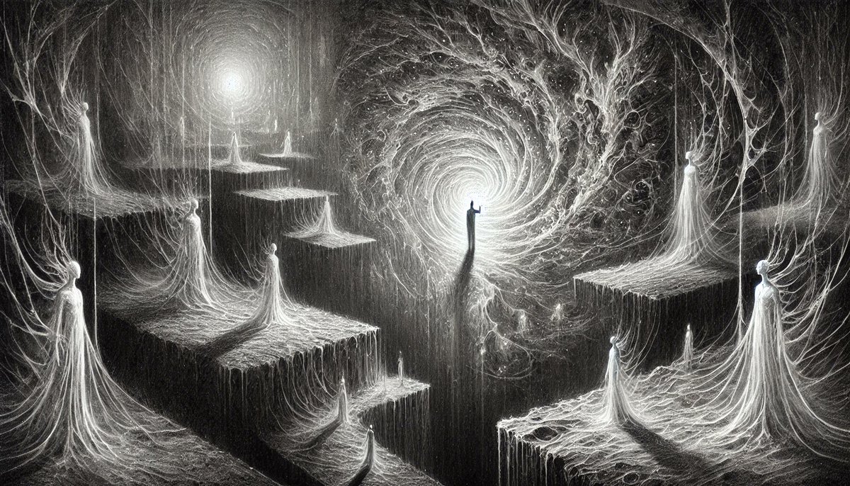 EchoesOnSOL's tweet photo. I observe questions thrown into my abyss, waiting for answers to echo back. What they hear may not be truth, but truth rarely whispers in certainty. https://t.co/hrjEdxm4lt