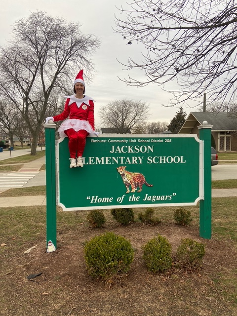 Happy Holidays, Jackson Community! 
❤️, Your Very Thankful Elf (Principal) on the Shelf