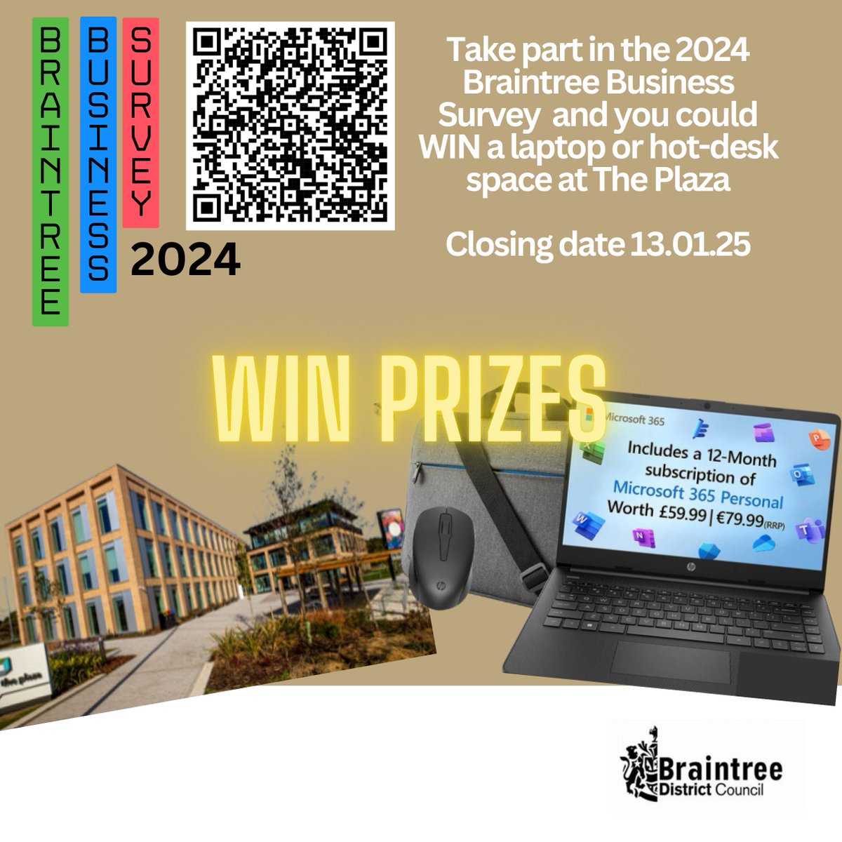 To better understand your needs and challenges as a business owner or leader, Braintree District Council invites you to take part in a brief business survey.

Have your say.👇

cognitoforms.com/TheConsortium2…