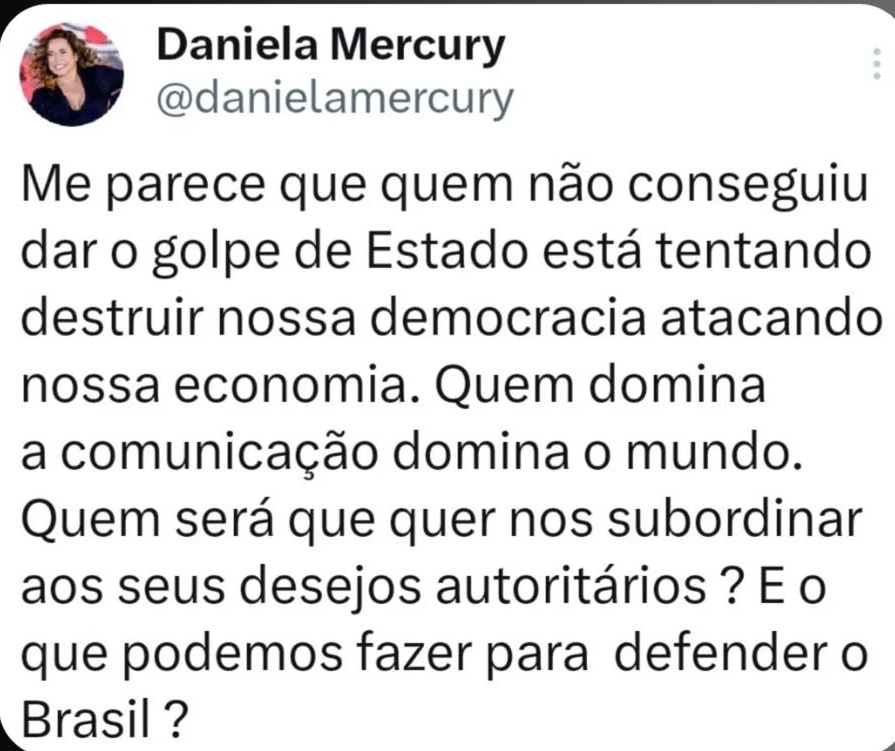 TucaAndrada3's tweet image. Chega de falsa baiana nas nossas vidas
Viva @danielamercury