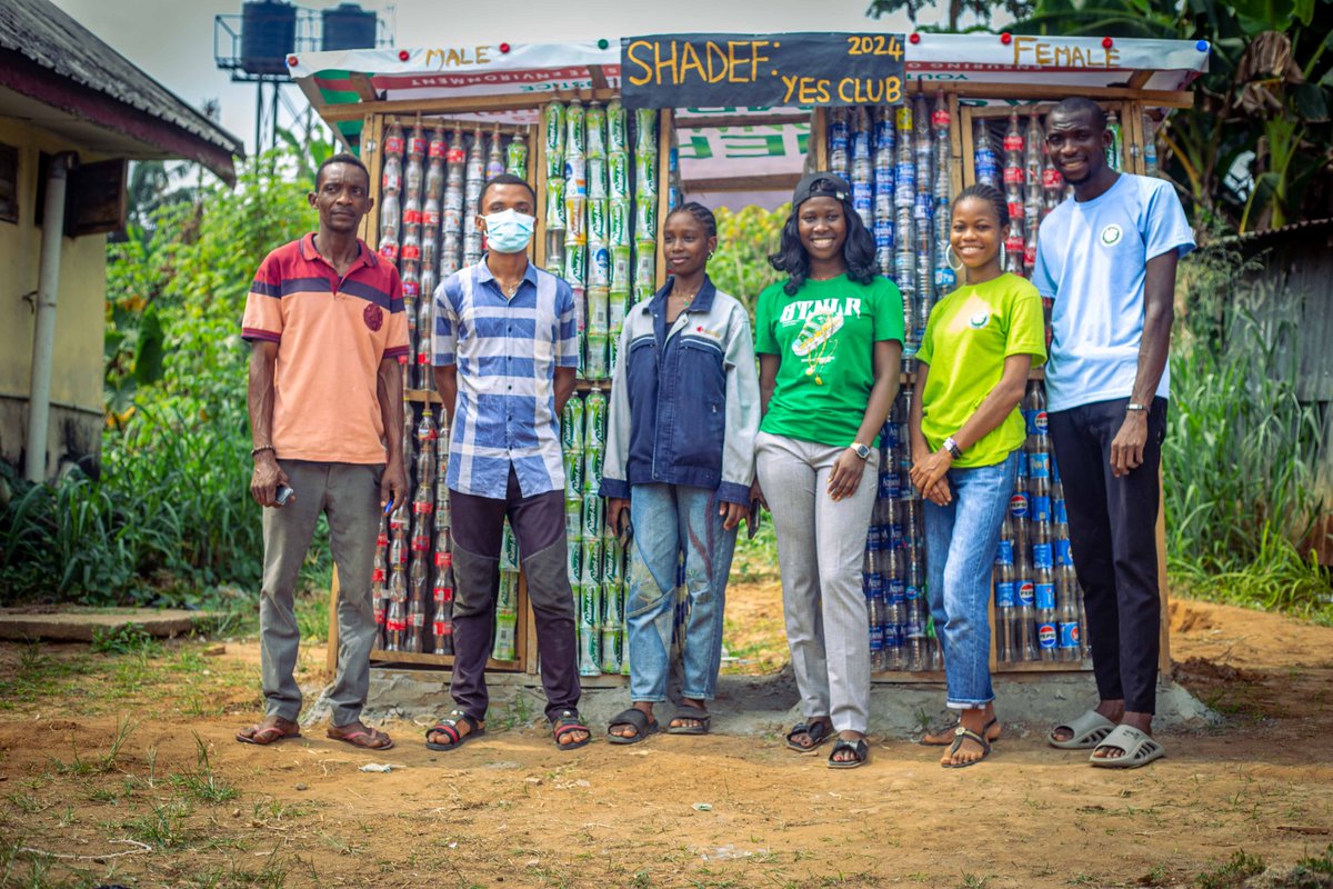 ShadefEco's tweet photo. This project's impact will be felt for years, inspiring a new generation of leaders to prioritize social responsibility and sustainability.
#ReduceReuseRecycle
#SustainableDevelopmentGoals
#WasteManagementSolutions
#EnvironmentalConservation
#HygieneAndSanitation
#GlobalGoals https://t.co/tYE1HMuo60