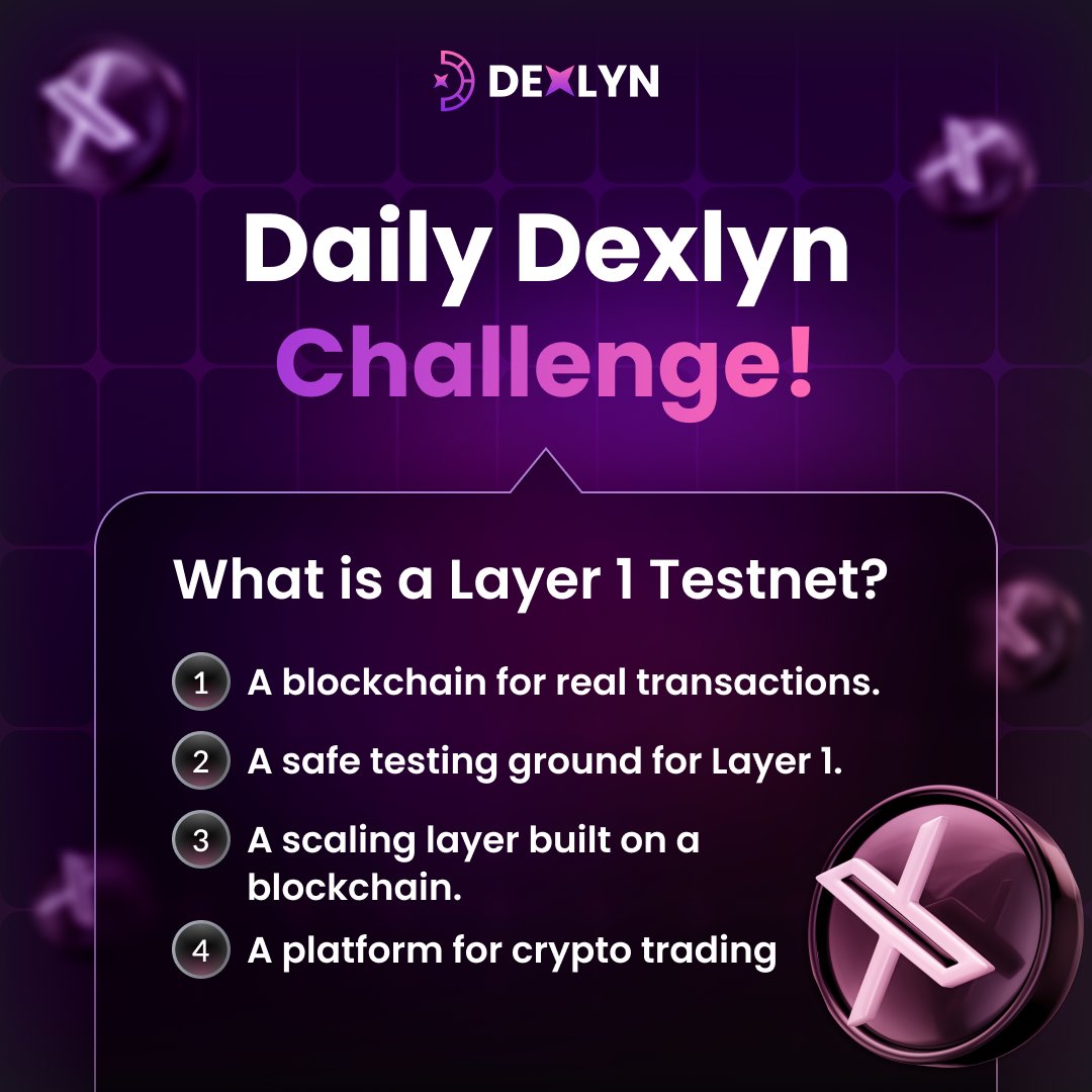 DexlynLabs's tweet image. ⚡ Who’s up for the challenge? 
Today’s question is here—claim your points now! 

🏆 Drop your answers below! 👇 

#dexlyn #Supra #TradingGame #LFMove #challenge #dex #tokens