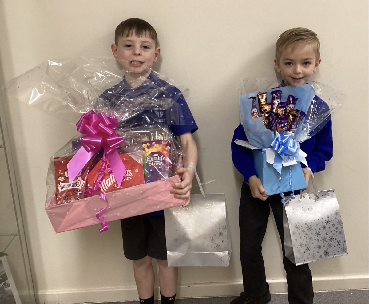 St. John's Abram (@stjohnsabram) on Twitter photo Congratulations to our overall #LearningLegend prize draw winners!
EYFS & KS1- Max C (Y2)
KS2- Owen (Y3)
A special thank you to <a href="/HMPYOI_Hindley/">HMP/YOI Hindley</a> for making and donating these amazing hampers!
<a href="/QUESTtrust/">QUEST</a> <a href="/PlayPals_QUEST/">PlayPals Childcare Ltd</a>
#TeamAbram #Quest Congratulations to our overall #LearningLegend prize draw winners!
EYFS & KS1- Max C (Y2)
KS2- Owen (Y3)
A special thank you to <a href="/HMPYOI_Hindley/">HMP/YOI Hindley</a> for making and donating these amazing hampers!
<a href="/QUESTtrust/">QUEST</a> <a href="/PlayPals_QUEST/">PlayPals Childcare Ltd</a>
#TeamAbram #Quest