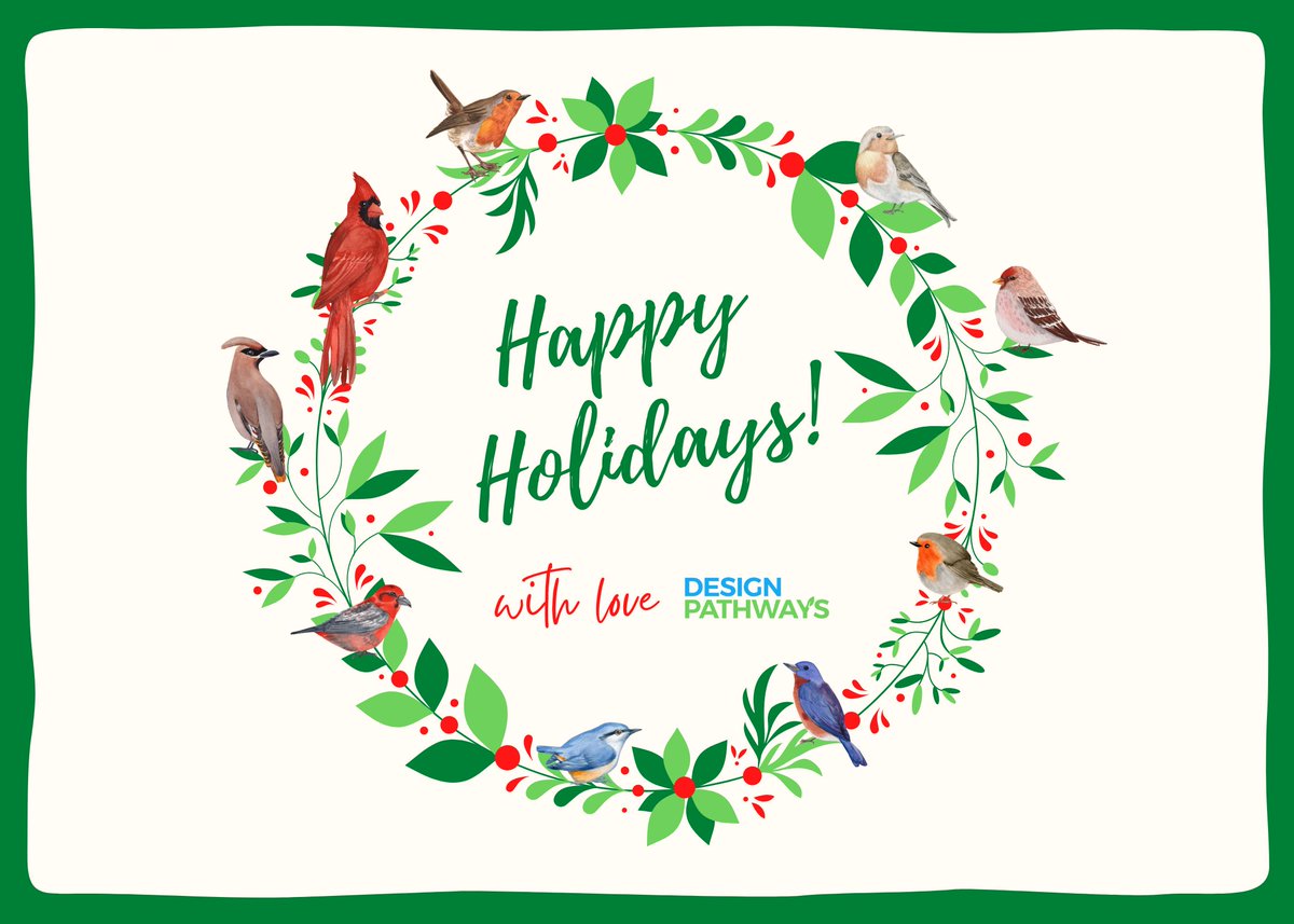 DesignPathways's tweet image. 🌿 From all of us at Design Pathways, we wish you a holiday season filled with joy, wonder, and magical moments in nature! 🌿