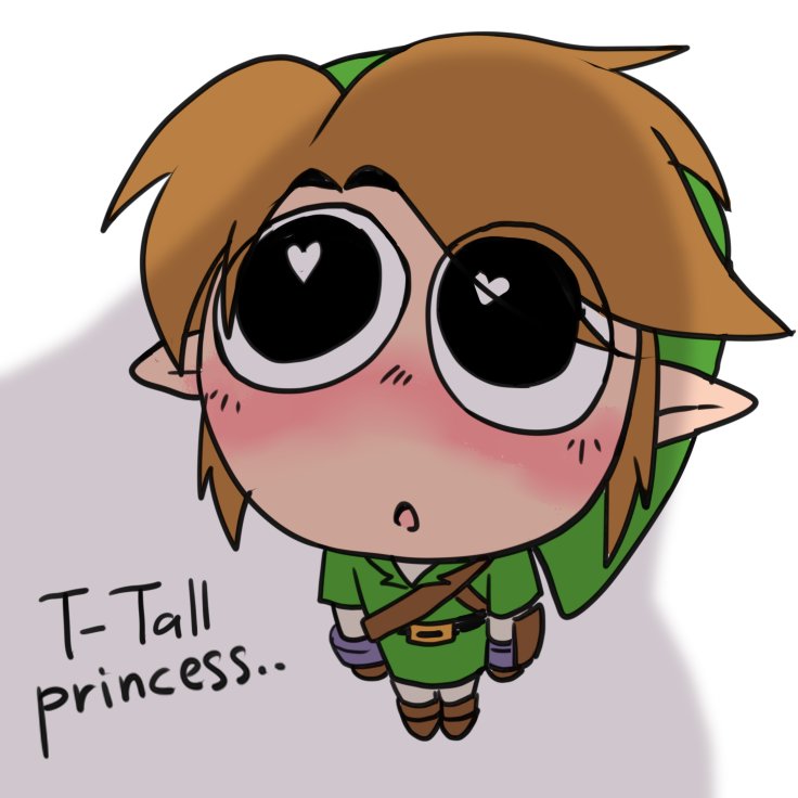 Just two Links admiring their princesses 💚