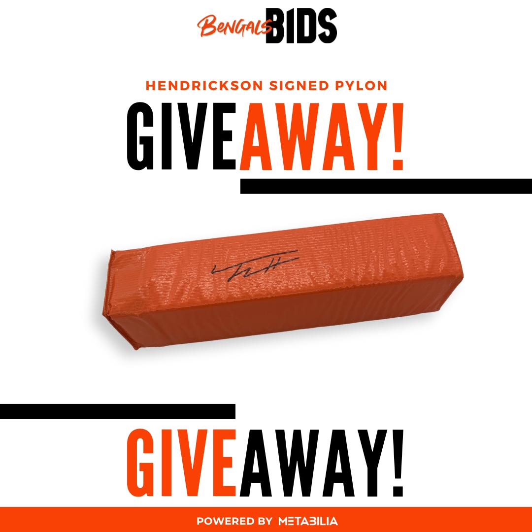 🔥 CINCINNATI, THIS ONE’S FOR YOU! 🐅 Bengals fans, here’s your chance to snag a Trey Hendrickson Signed Pylon—a must-have for any true Who Dey supporter! 🏈✨

⚡ Head to Bengals Bids on the Team App or visit bengals.com/bids to secure it today! 🏆🔥