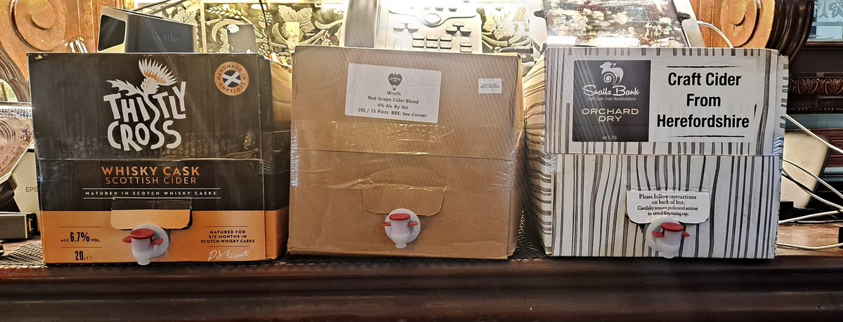 And we've a fresh drop of BIB cider by some of the best producers nationwide 🍎🍏

Which will you go for? 🤔