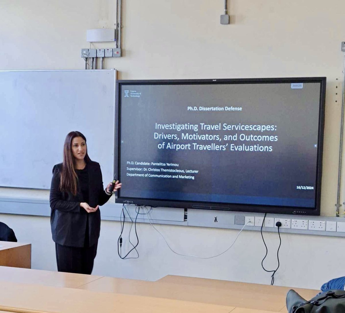 litsa_yerimou's tweet photo. It seems impossible until it’s done! Recently, I have defended my Ph.D. thesis after years of hard work and dedication. Excited for what’s next! #PhD #PhDefense #Grateful https://t.co/oLNNoxRNP2
