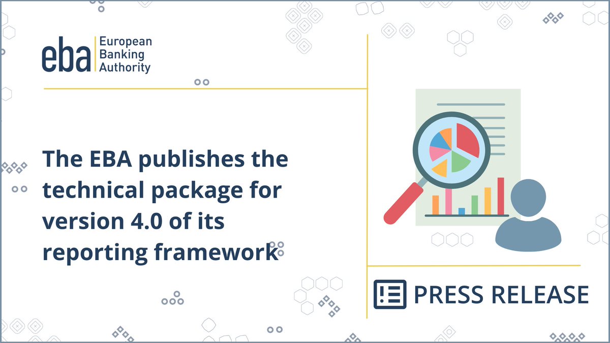 🔎 The #EBA publishes technical package for version 4.0 of its reporting framework 📊

➡️ The package marks the transition to the new Data Point Model (DPM) semantic glossary and introduces the enhanced capabilities of the DPM 2.0 model.

europa.eu/!9cF97K
