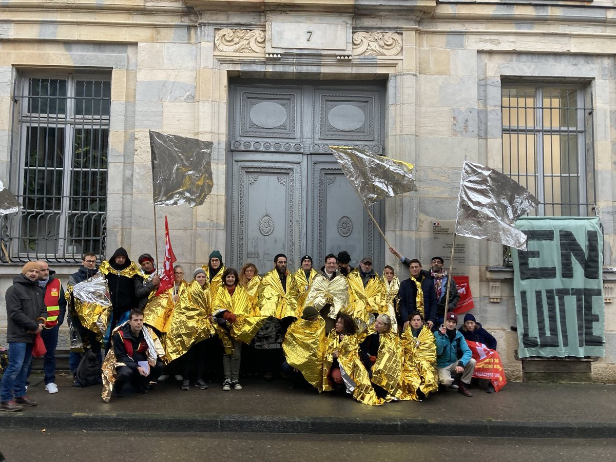 BESANCON BORDEAUX GRENOBLE LILLE LONS-LE-SAUNIER MARSEILLE  MONTPELLIER NANCY NANTES ORLÉANS PARIS ROUEN
Tous·tes mobilisé·es pour un service public de la culture et défendre le audiovisuel public ! ￼
Non à l’austérité culturelle  !