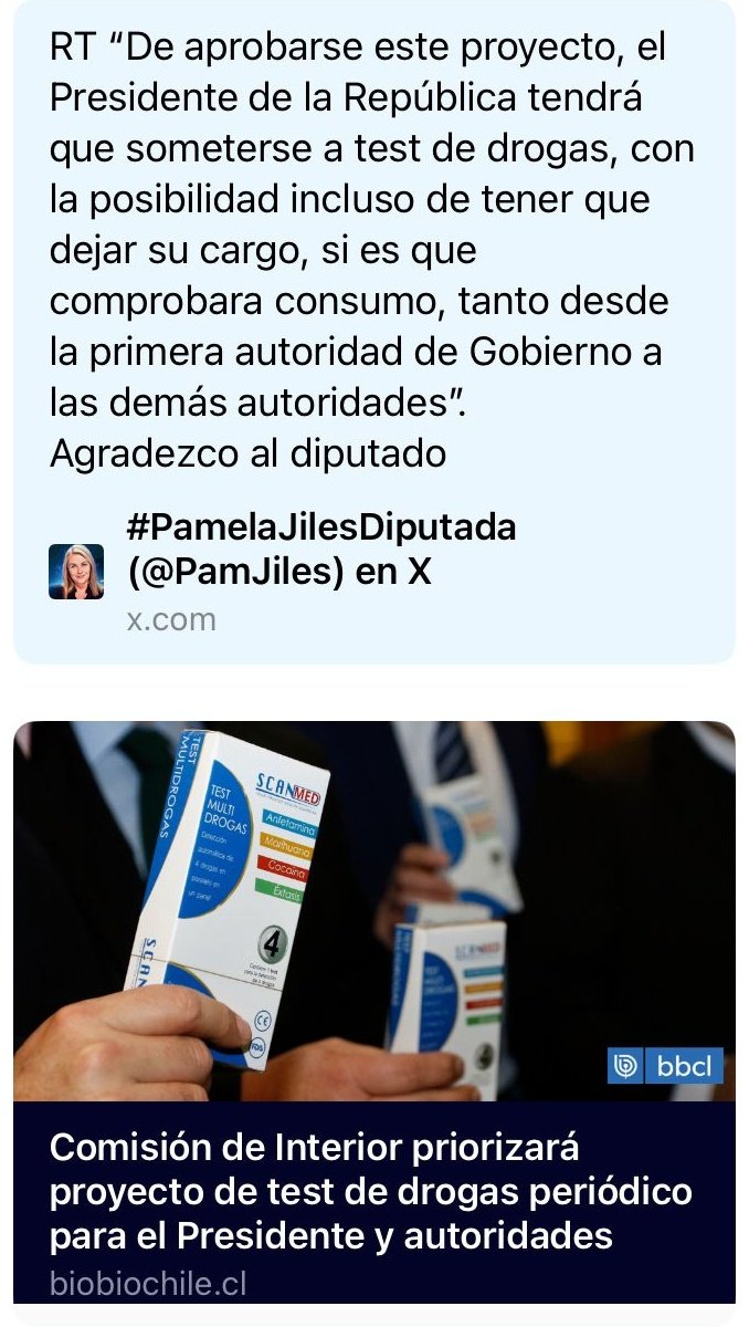 claucortezm's tweet photo. #testdedroga YA
Estuvimos a cargo de un violador y ladrón
Y seguimos a cargo de drogadictos y psiquiátricas
📢 BASTA
#GobiernoCriminalCorruptoyMentiroso
#BoricElErrorDeChile https://t.co/GIsOAcCj0c