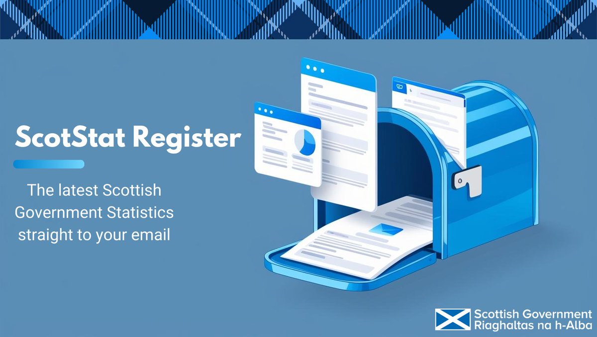 🎄 Taking a break this holiday season?

Why not plan ahead and sign up for The ScotStat Register! 📊

 📧Get personalised updates on all things Scottish Government Statistics, publications, events &amp; consultations straight to your inbox. 

Sign up today👇
tinyurl.com/yhhhssfm
