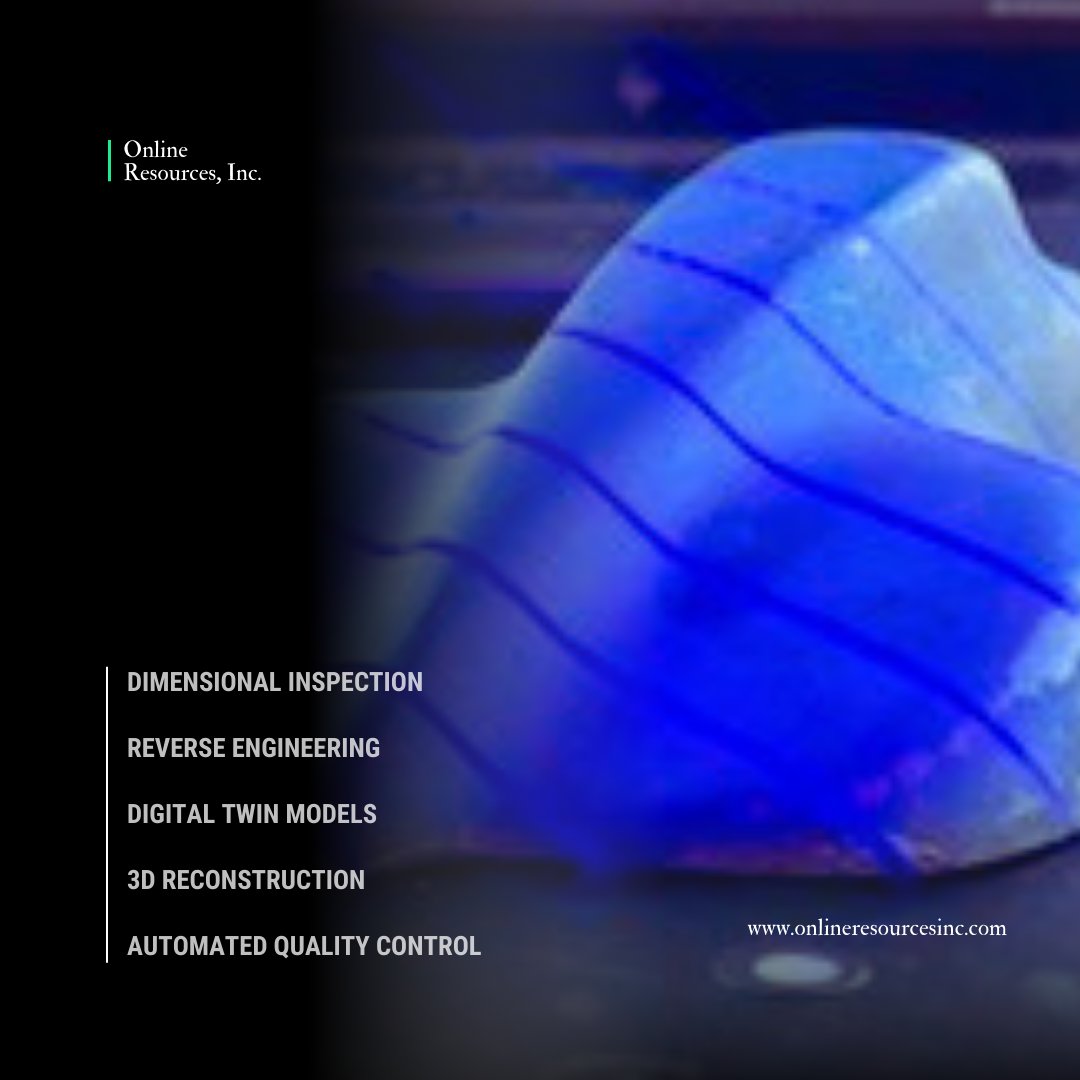 ORI3dtech's tweet image. Revolutionize your data workflow with 3D Scanning Services at Online Resources, Inc.! 9x faster, precise to 12 microns, no-contact, and complete surface profiles. Upgrade to efficiency &amp;amp; precision today! #3DScanning #Innovation #Engineering #Manufacturing #Aerospace #Metrology