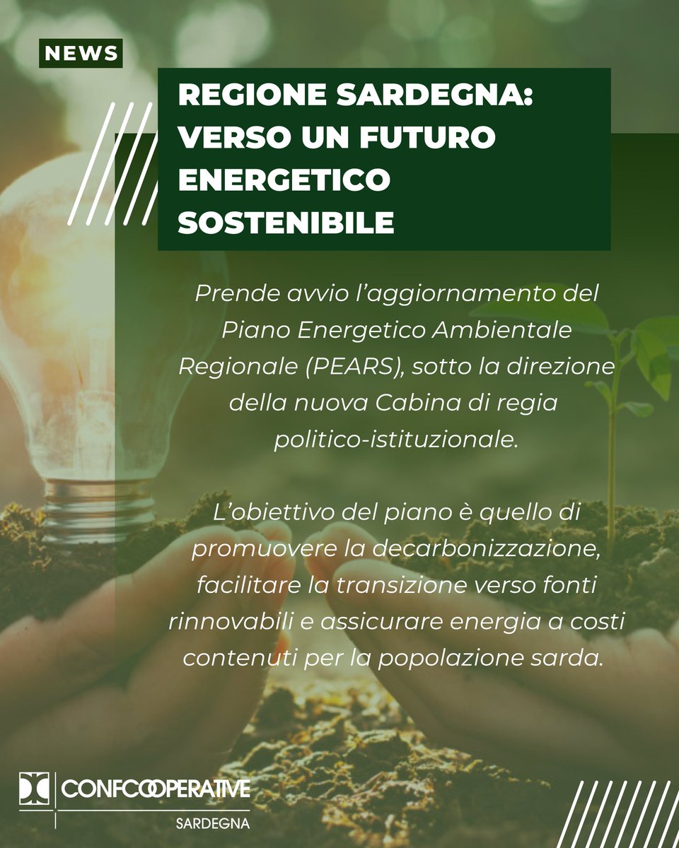 🌱⚡ Sardegna verso il futuro: PEARS aggiornato per energia green e innovazione! Decarbonizzazione e rinnovabili per un’isola sostenibile. Link: confcooperativesardegna.it/2024/12/19/la-…