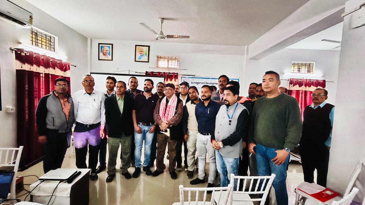Priyankkashyap2's tweet photo. Getting connected with people who are smarter &amp; more powerful than you are is a flex.
#66thMDP 
#ManagementDevelopmentProgramme 
#N.F.Railway
#Dimapur https://t.co/nLU1Rg25TY
