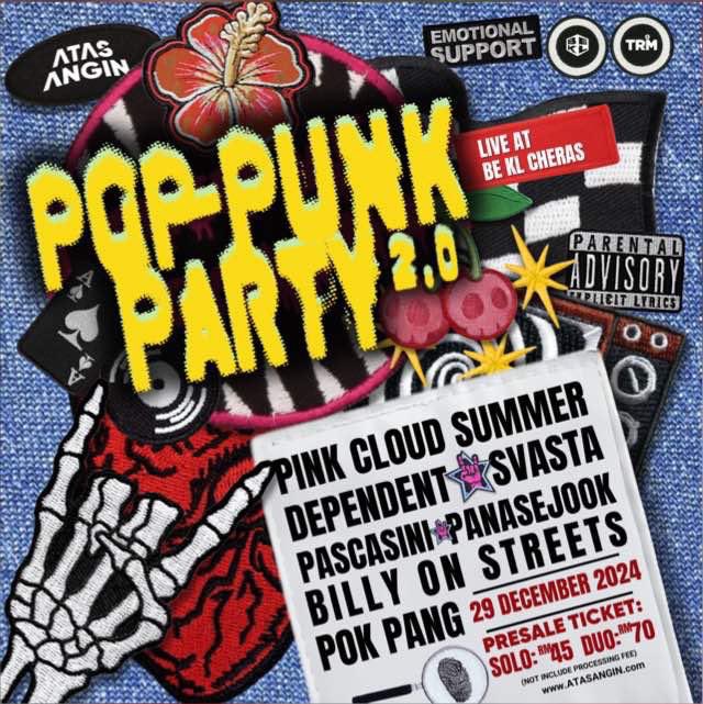 5 acara terakhir untuk 2024 😴

21/12 - Comic Fiesta, KLCC <a href="/RinaaHime/">Rina-Hime</a> 
22/12 - Daiyan Trisha Album Showcase, Lila Bangsar <a href="/daiyantrisha/">Daiyan Trisha</a> 
28/12 - Pekik Gig, DPAC <a href="/weareSOG/">Sekumpulan Orang Gila</a> 
29/12 - Pop Punk Party 2.0, BeKL <a href="/P1NKCLOUDSUMMER/">HI, KAMI</a> 
31/12 - New Year Countdown, TRX 🇲🇾

Let’s have some fun!