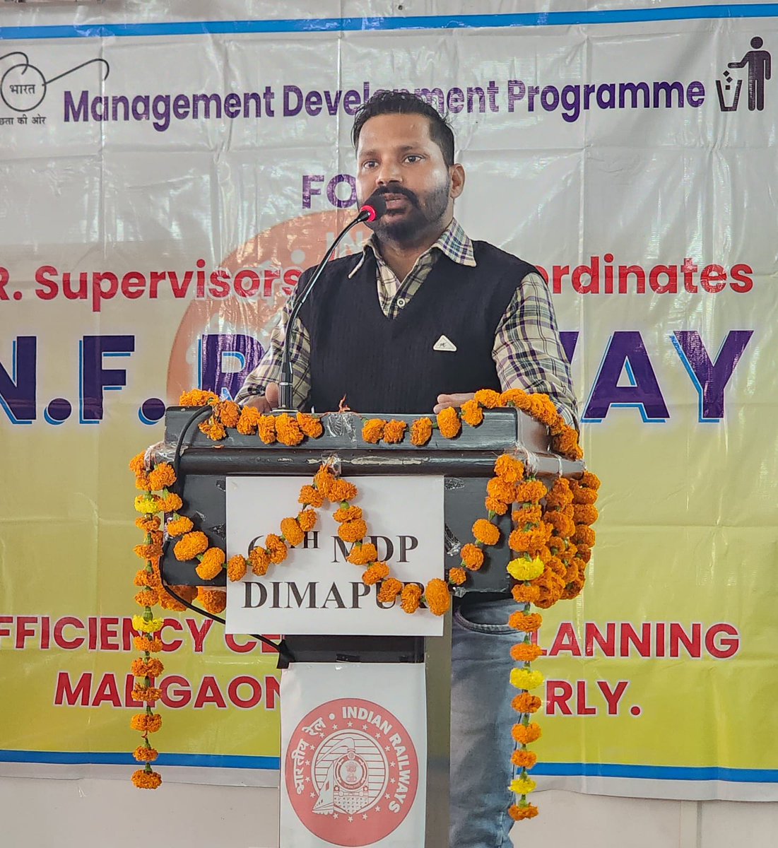 Priyankkashyap2's tweet photo. Getting connected with people who are smarter &amp; more powerful than you are is a flex.
#66thMDP 
#ManagementDevelopmentProgramme 
#N.F.Railway
#Dimapur https://t.co/nLU1Rg25TY