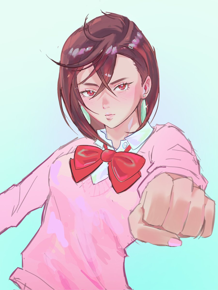 Sawn1i's tweet photo. momo a baddie 😉 #Dandadan #dandadanfanart #MomoAyase https://t.co/usldoQMAm5