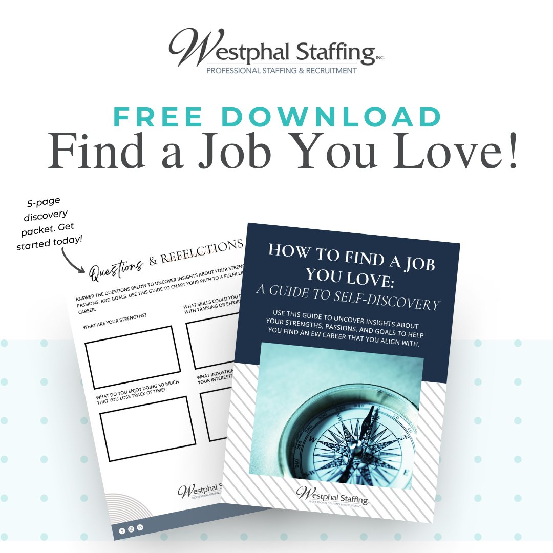🌟FREE DOWNLOAD ALERT! 🌟 

Dreaming of a job that’s a perfect fit for YOU? 💼✨  Let us help you uncover your true potential! 

Download now and take the first step toward a brighter future. 🌟 bit.ly/3VNJmq7