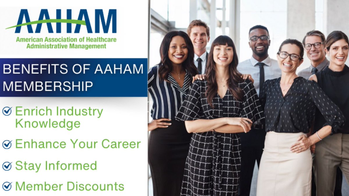 AAHAM provides members with publications suchas Legislative Currents, Journal of Healthcare Administrative Management and AAHAM's National News to stay updated on the latest information on industry happenings. 

Take advantage of your membership now: ow.ly/m6yF50UmuiJ