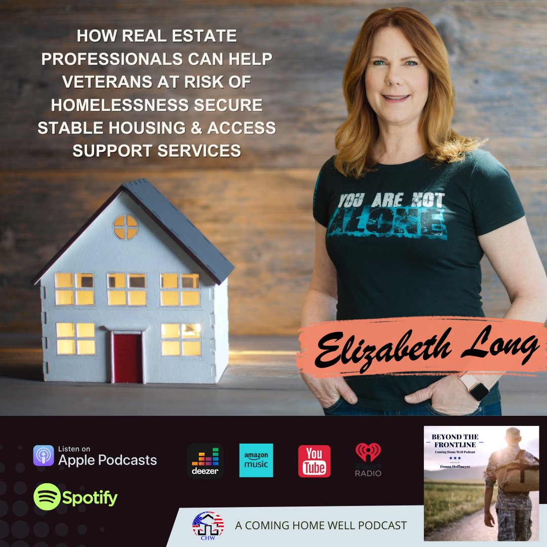 Tune in to our latest episode where we discuss the crucial role of realtors in reducing veteran homelessness. Learn how Elizabeth Long and her team are making a difference. Listen to the full episode at cominghomewell.com/podcast-direct…
#VeteranSupport #Podcast