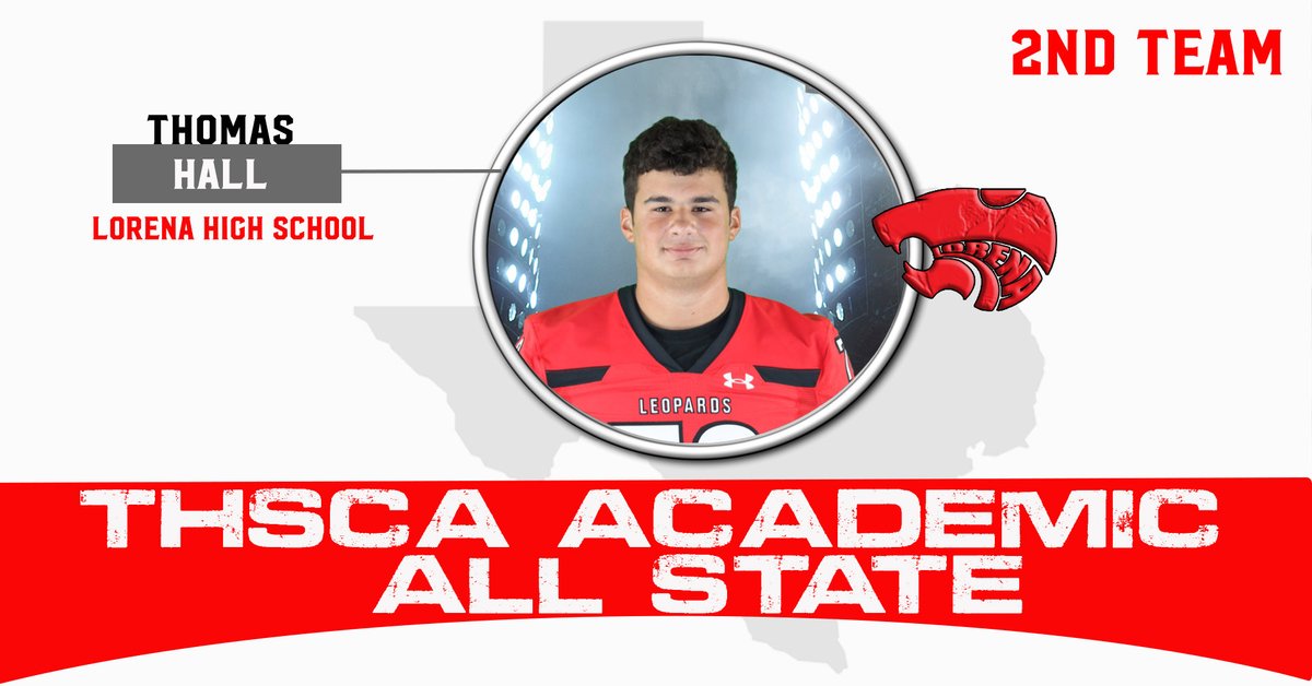 Huge Shout out and Congratulations to the following student athletes and trainers on their 2nd TEAM selection to the THSCA Academic All State Team.
#ThisisLorena
#TheProcess

<a href="/Athletics_LISD/">Lorena ISD Athletics</a> | <a href="/LorenaISD/">Lorena ISD</a> | <a href="/LHS_Leopards/">Lorena High School</a>