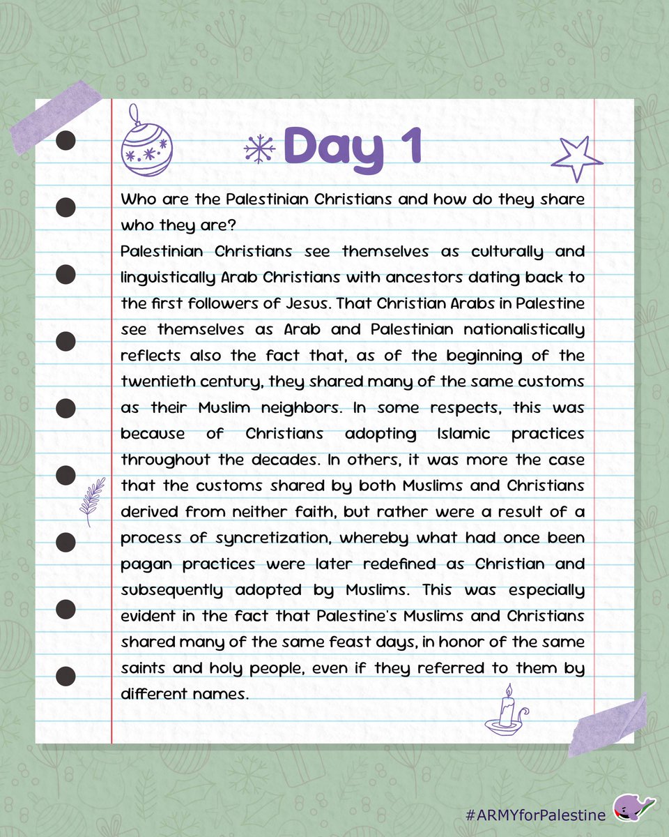 🎄Advent Campaign Day 1 is unlocked! 

We’re at $471 of our $5000 goal for Pal Humanity’s campaign to provide medical assistance in Deir Al Balah, Gaza! Great work, ARMY! Keep donating and sharing to help the displaced people of Gaza get through this harsh winter. Don’t forget to