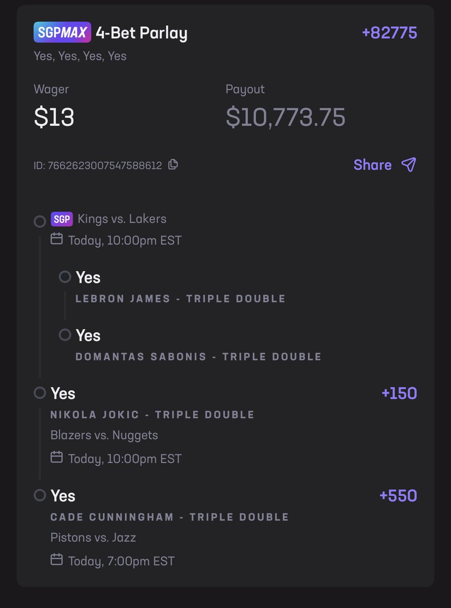 CristinaBets's tweet photo. Here is my triple dbl lotto for today‼️

If this cash 💰 I will cash 💵 app somebody $369.00 👀 must follow, like, &amp; RT to enter💋 https://t.co/NSa7PmhNpq