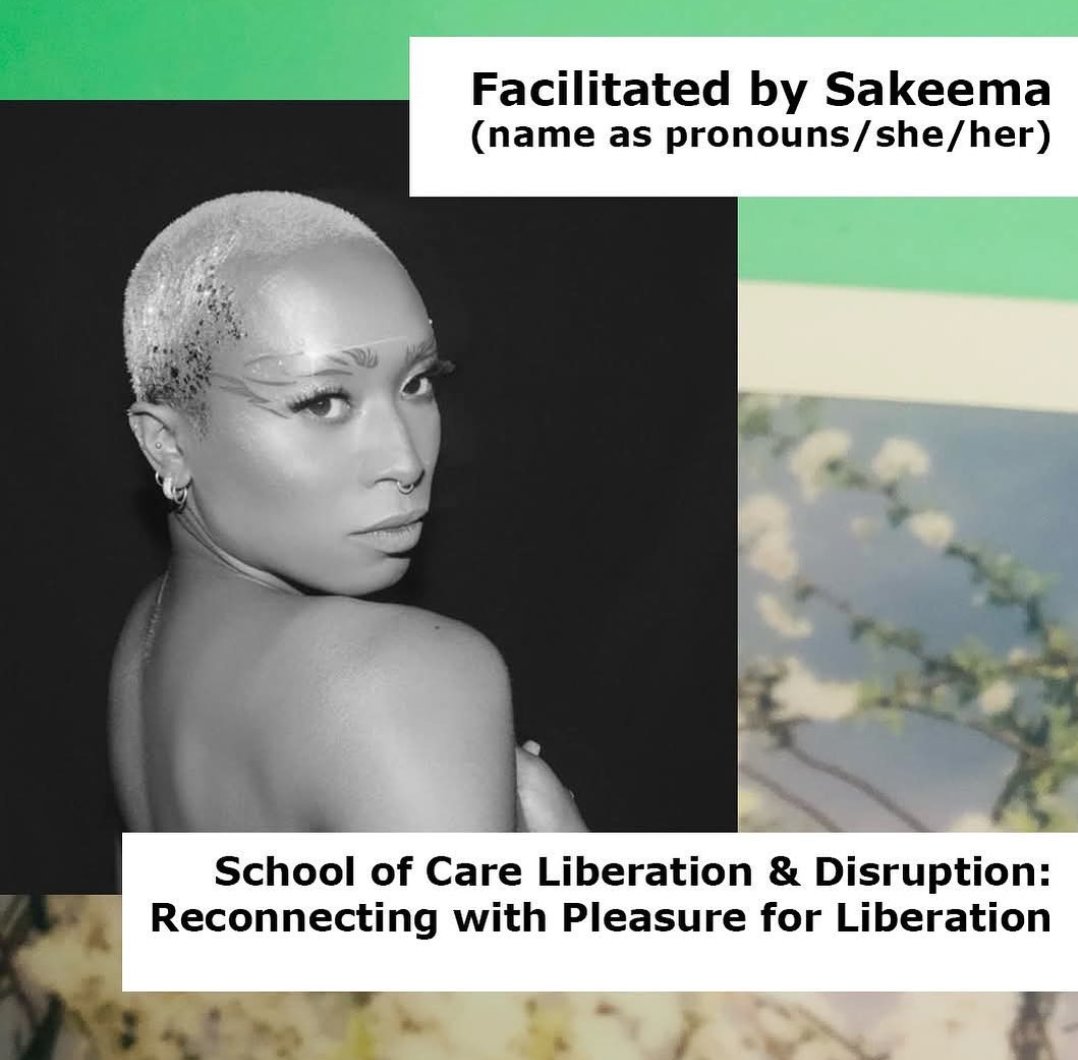 FREE 💘 Our next SOCLD workshop💘21st December 2pm - 3.30pm💘 UK time online

The Workshop: Reconnecting with Pl3asure for Liberation - Offering a space to give ourselves permission to slow down, reconnect and allow for pleasure to bloom in the body.

eventbrite.co.uk/e/reconnecting…