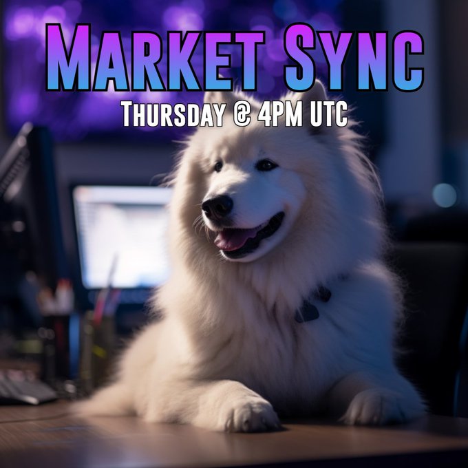 Samo_DAO's tweet photo. 🚨 TODAY 4:00 PM UTC 🚨
Join Market Sync on the @Samoyedcoin Discord! 🐾 Our legendary Analyst breaks down the markets with insights, live chart analysis, and TA on your fave altcoins, memes & majors. Don’t sleep on it! 🚀🔥 #Crypto #TA #MarketSync" https://t.co/gJBQf0FWsr