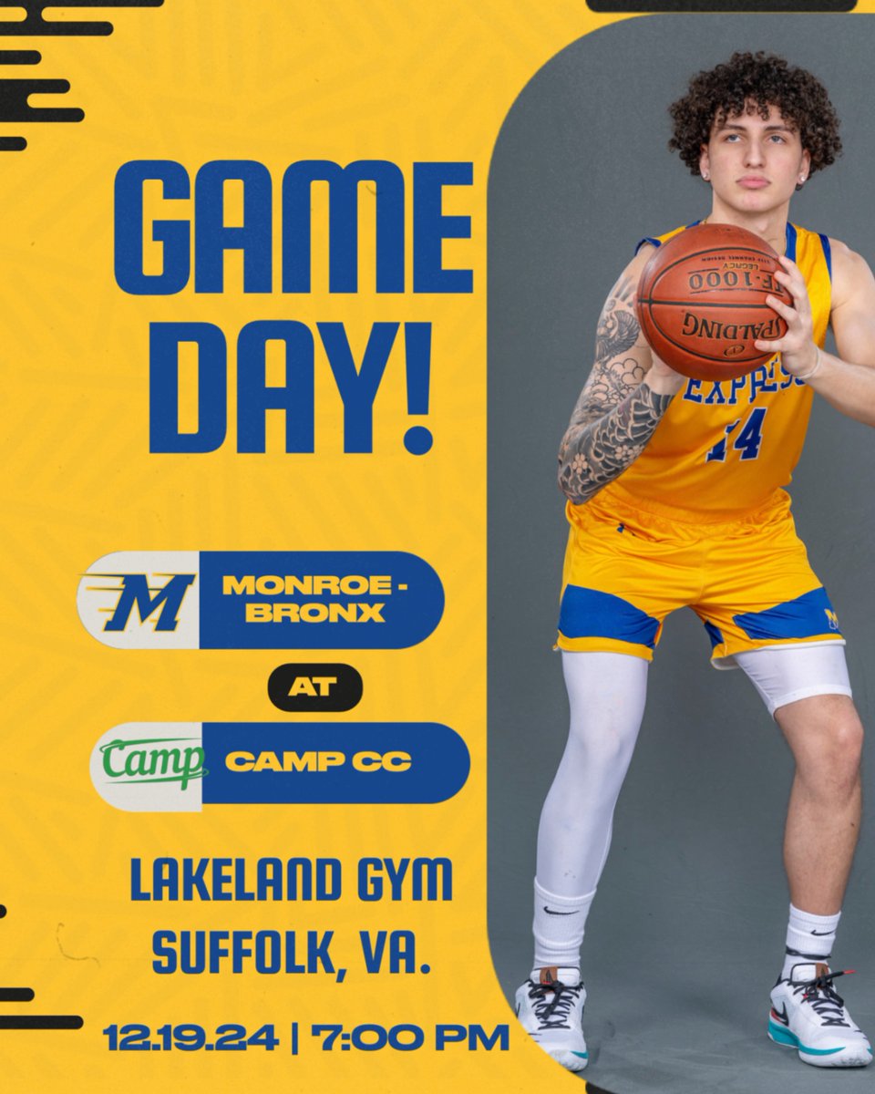 Monroe University Express (@monroeexpress) on Twitter photo The three-game Virginia road trip begins tonight for <a href="/mcexpressmbb/">Monroe Express MBB</a>. Best of luck!
Live Stats: MonroeExpress.com/MBBLiveStats
#AllAboard #GOEXPRESS @news12bx The three-game Virginia road trip begins tonight for <a href="/mcexpressmbb/">Monroe Express MBB</a>. Best of luck!
Live Stats: MonroeExpress.com/MBBLiveStats
#AllAboard #GOEXPRESS @news12bx