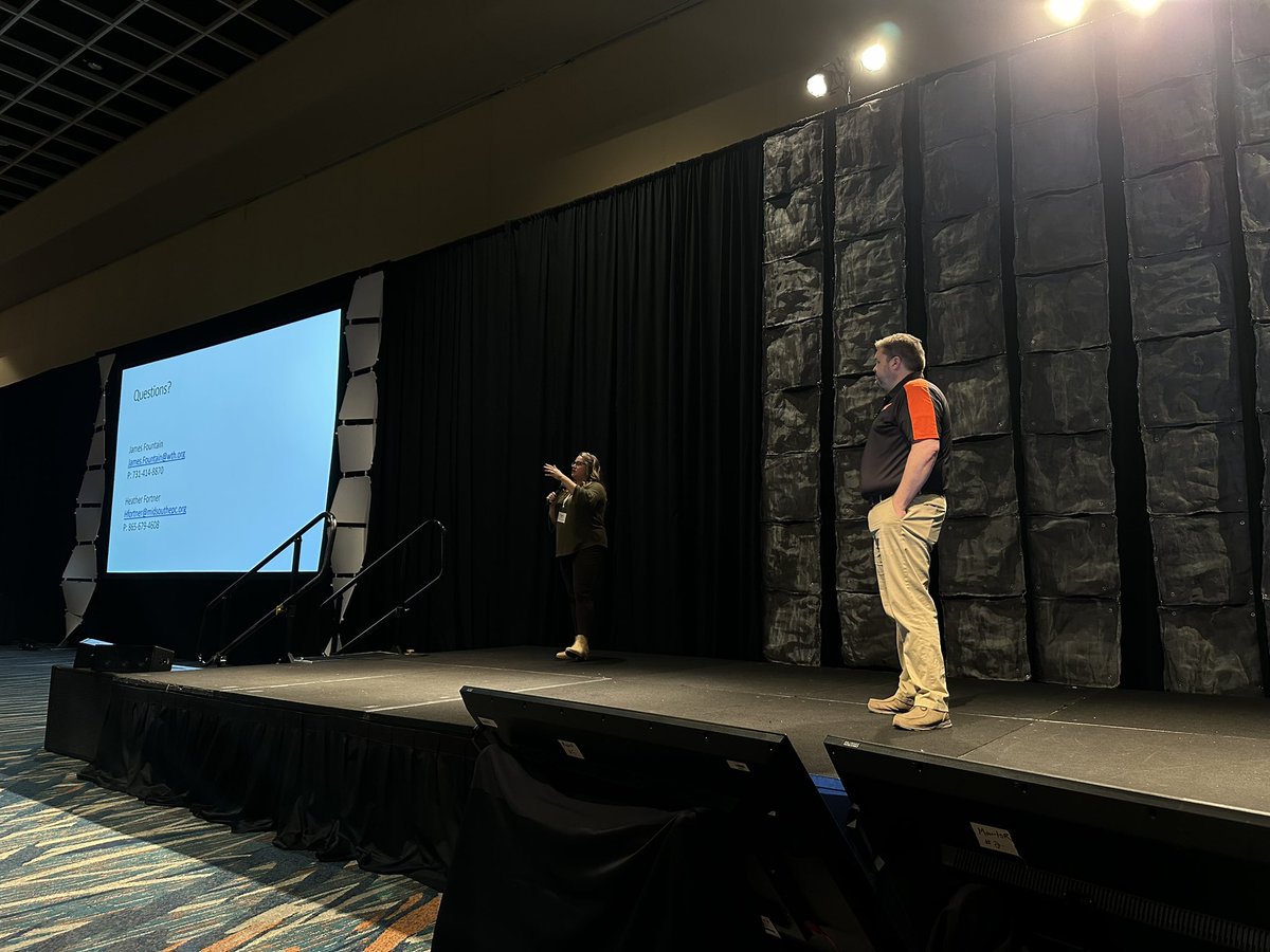 MSEPC__'s tweet photo. Last week at the NHCPC in Orlando, FL, Executive Director Heather Burton Fortner and James Fountain, VP of Operations for West TN Healthcare, led an engaging presentation in place of Board Member Chris Jenkins. We're proud of their commitment to our coalition's mission. #NHCPC24 https://t.co/XtfkE9loEb