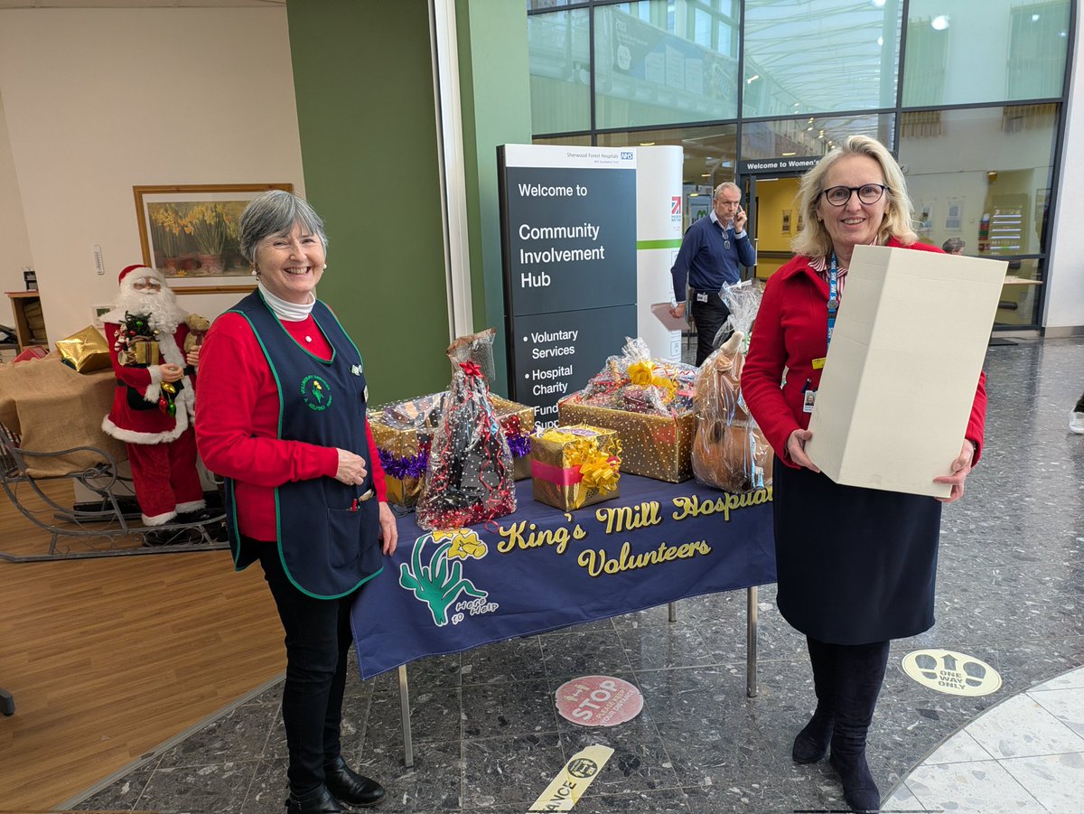 SFH Community Involvement (@sfhinvolvement) on Twitter photo The King's Mill Hospital Volunteers Christmas Raffle draw has been made with the lucky first prize winner receiving Β£100 cash. Winners have been notified. A fantastic Β£2,000 raised ππ
πΌ<a href="/SFHFT/">Sherwood Forest Hospitals NHS FT</a> <a href="/jothornley22/">Jo Thornley</a> <a href="/JoyWils72609355/">Joy Wilson</a> <a href="/EmmaMusgro57244/">Emma Musgrove</a> The King's Mill Hospital Volunteers Christmas Raffle draw has been made with the lucky first prize winner receiving Β£100 cash. Winners have been notified. A fantastic Β£2,000 raised ππ
πΌ<a href="/SFHFT/">Sherwood Forest Hospitals NHS FT</a> <a href="/jothornley22/">Jo Thornley</a> <a href="/JoyWils72609355/">Joy Wilson</a> <a href="/EmmaMusgro57244/">Emma Musgrove</a>