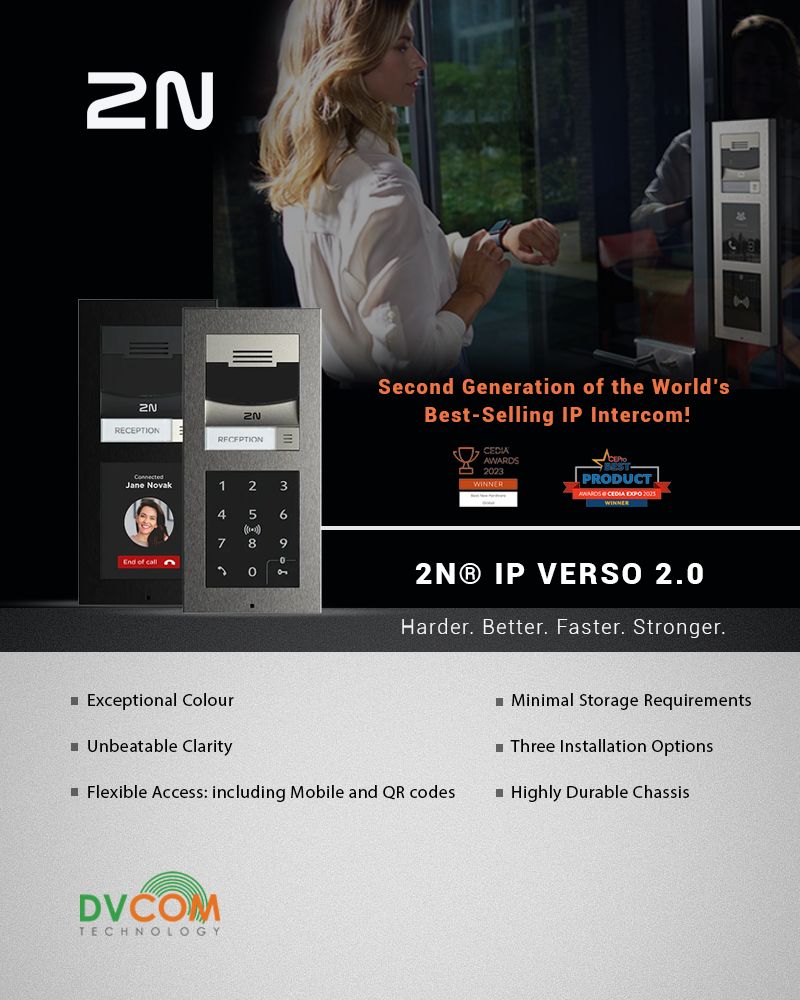 DvcomTechnology's tweet photo. 🔐 Your safety is our priority! DVCOM presents 2N’s IP Intercom: vivid video, mobile &amp; QR code access, and a sleek, space-saving design. Elevate safety &amp; convenience today! 🌐 https://t.co/Duxt0vSMRn

#DVCOM #2NIntercom #AccessControl #SmartSecurity #IPIntercom #2N https://t.co/ZGJoOEPHhN