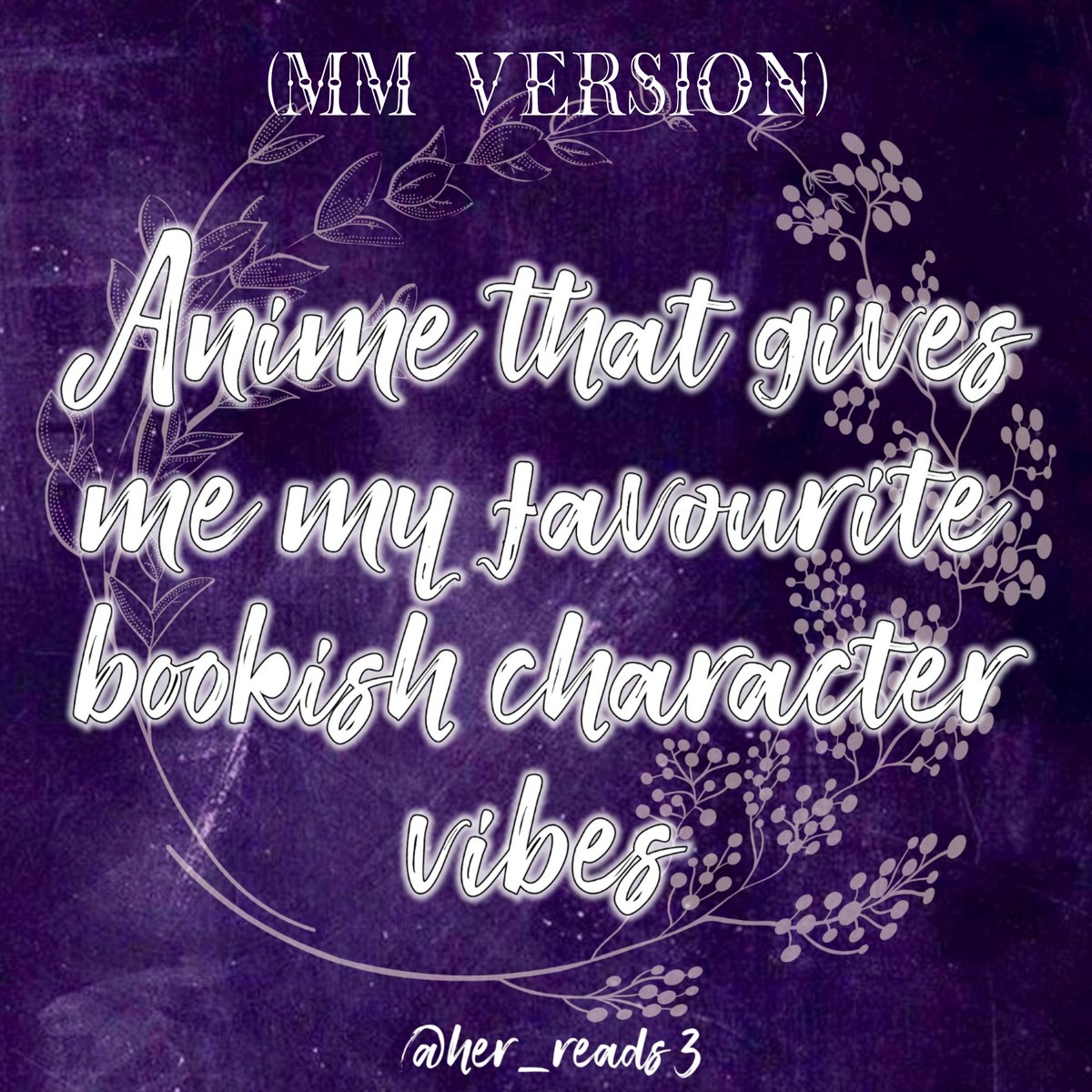 her_reads3a's tweet photo. These anime are amazing! I really got my bookish vibes from them.... 🖤
Part#3
. 
. 
. 
#mmromance #rinakentauthor #kwebster #nordikanight #breewiley #ellafrank #milafinelli #nrwalker #anime #darkromance #books https://t.co/maDeYVsLaq