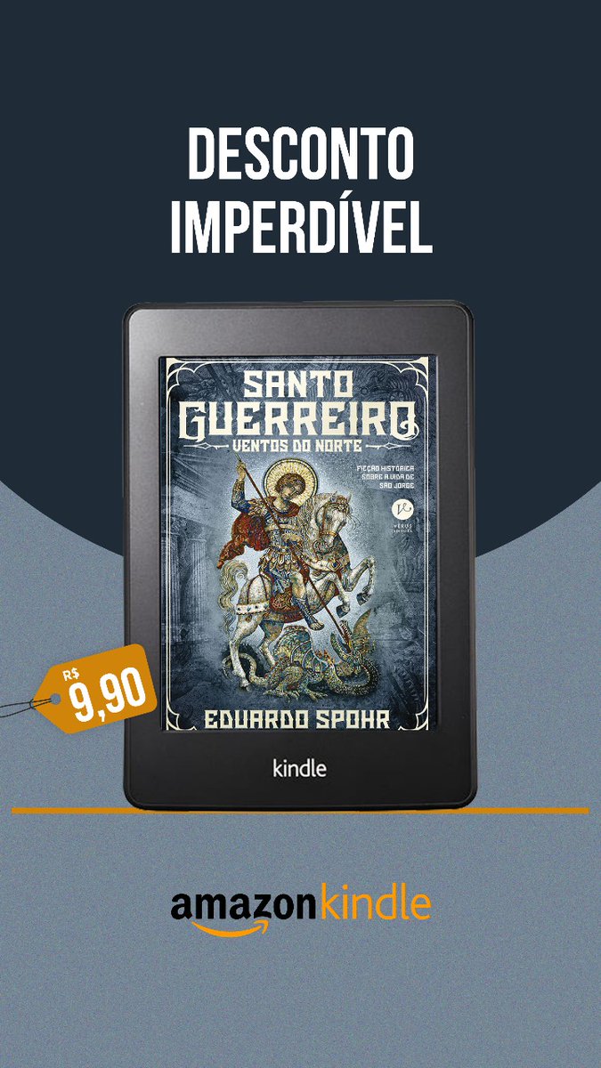eduardospohr's tweet image. 🤑 Momento jabá absurdo. 😅

Rolando AGORA (termina amanhã) promoção dos dois primeiros livros da série Santo Guerreiro em ebook. R$ 9,90 cada. Pra quem usa Kindle, vale a pena. 🙂

▪️Roma Invicta: a.co/d/62PtuV7

▪️ Ventos do Norte: a.co/d/0Dd4XK5